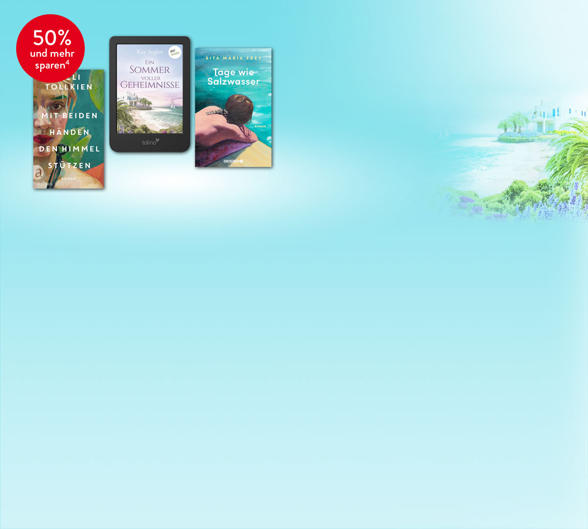 Romane für lange, helle Abende: eBooks im Deal bei Hugendubel