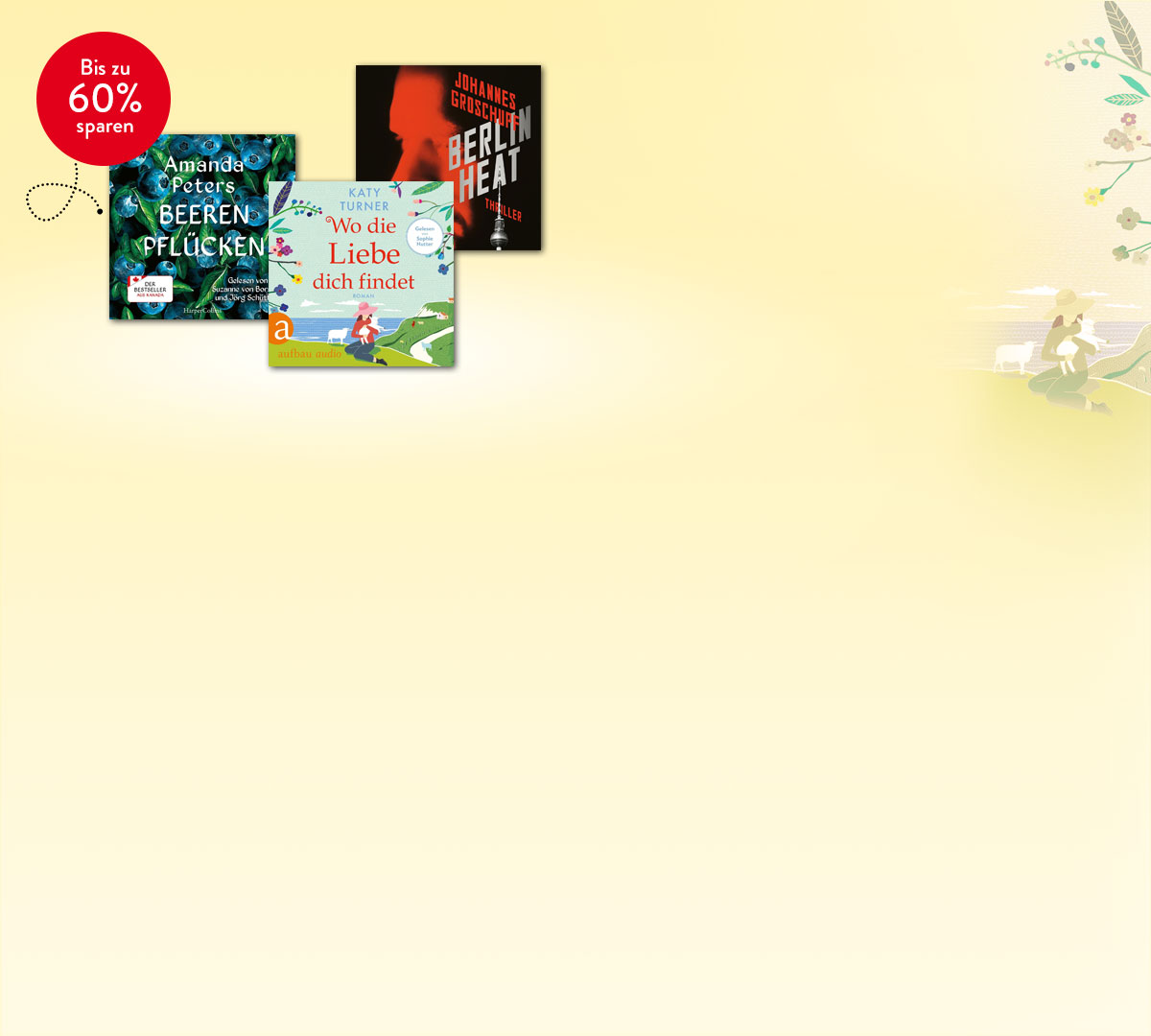 Für Strand, Balkon & Berge: Bestseller Hörbücher reduziert bei Hugendubel