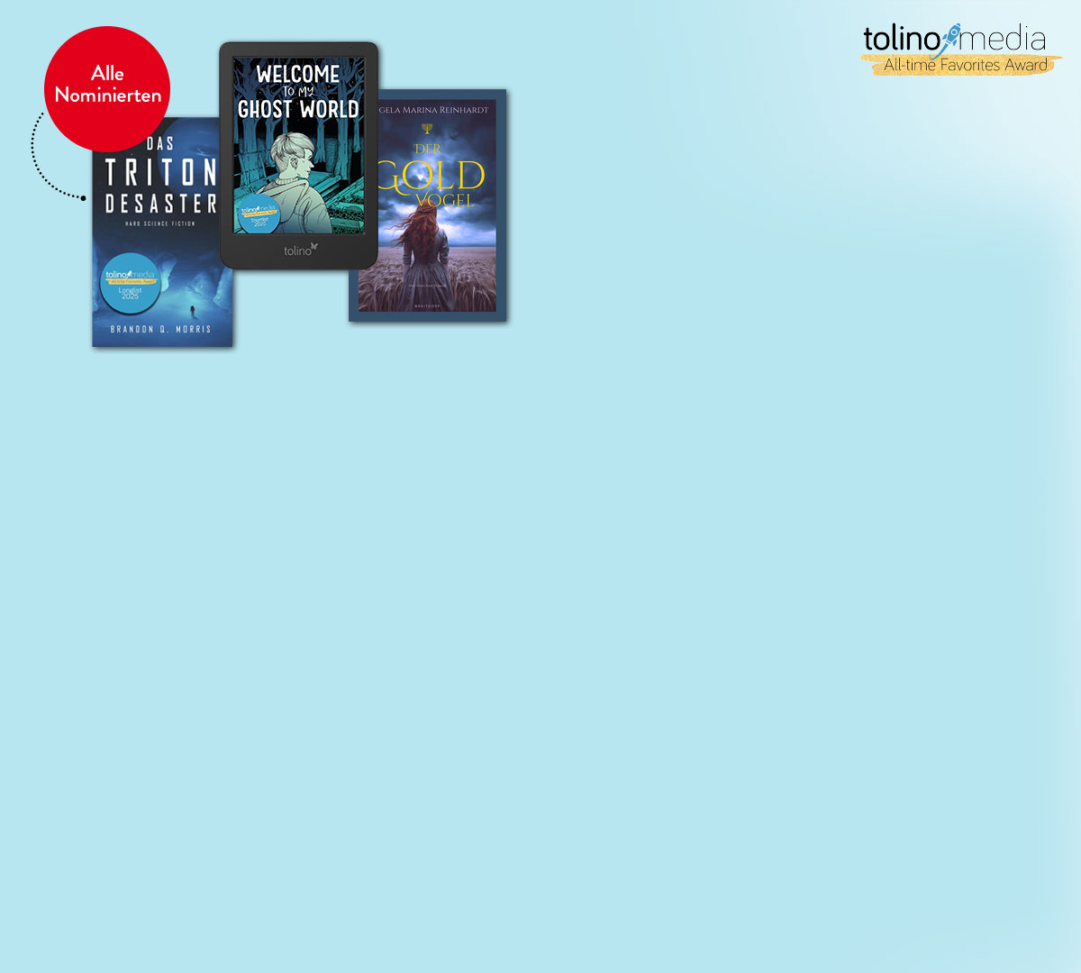Der tolino media All-time Favorites Award 2025 bei Hugendubel