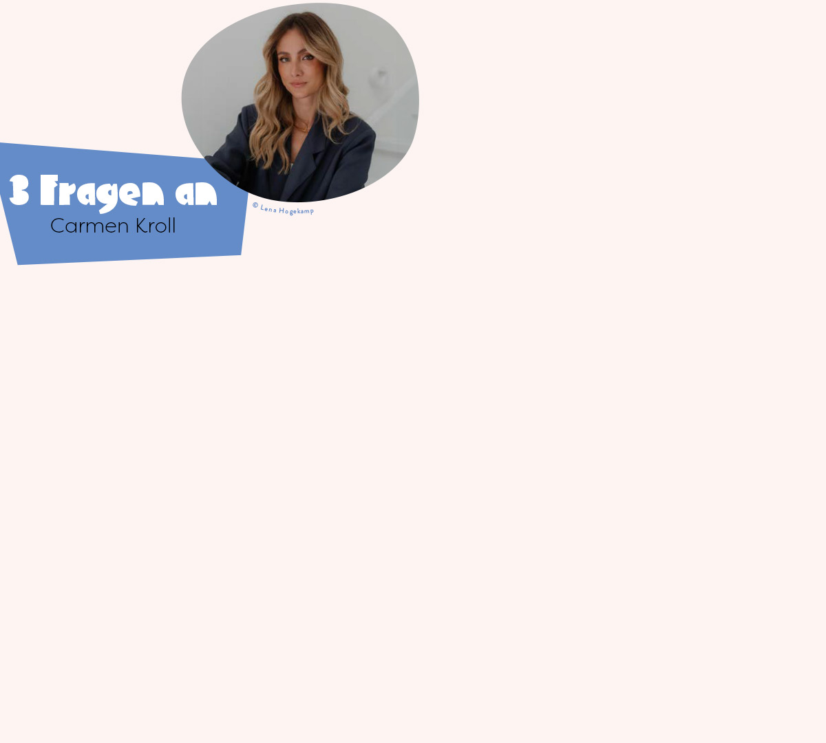 3 Fragen an Carmushka