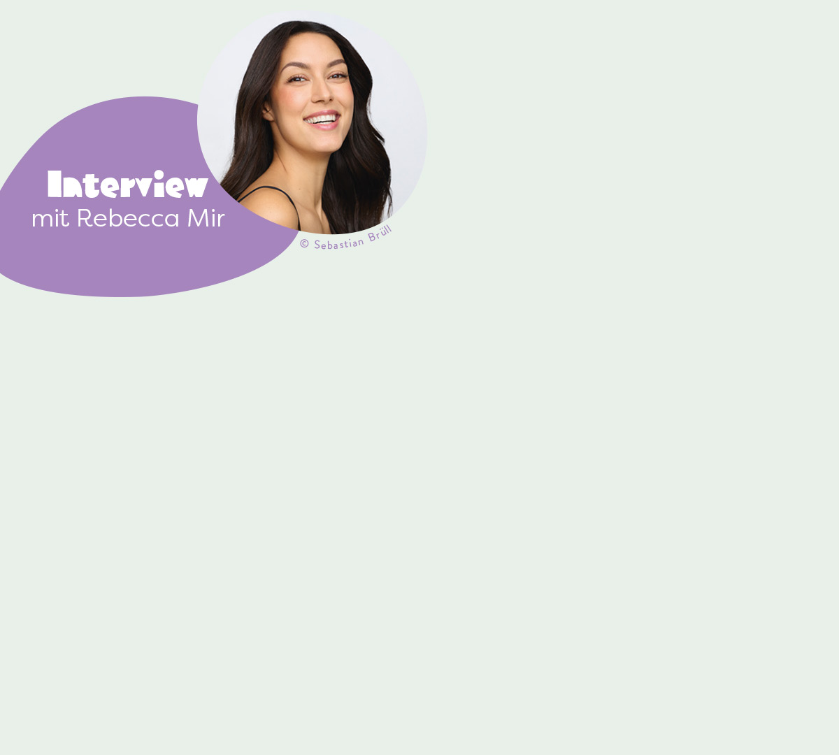 Exklusiv-Interview mit Rebecca Mir