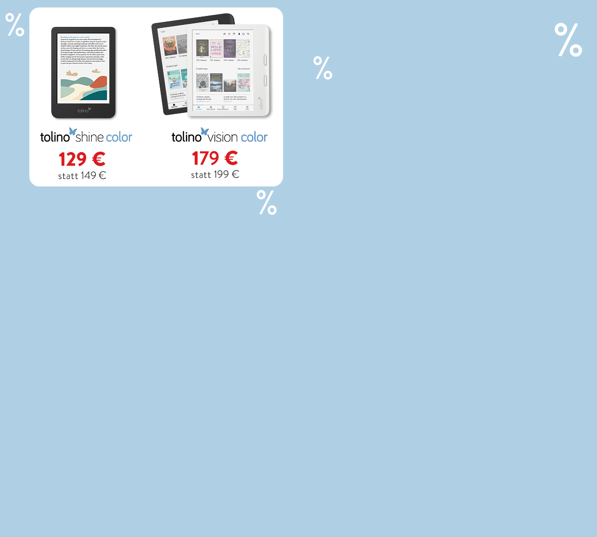 tolino eReader jetzt stark reduziert