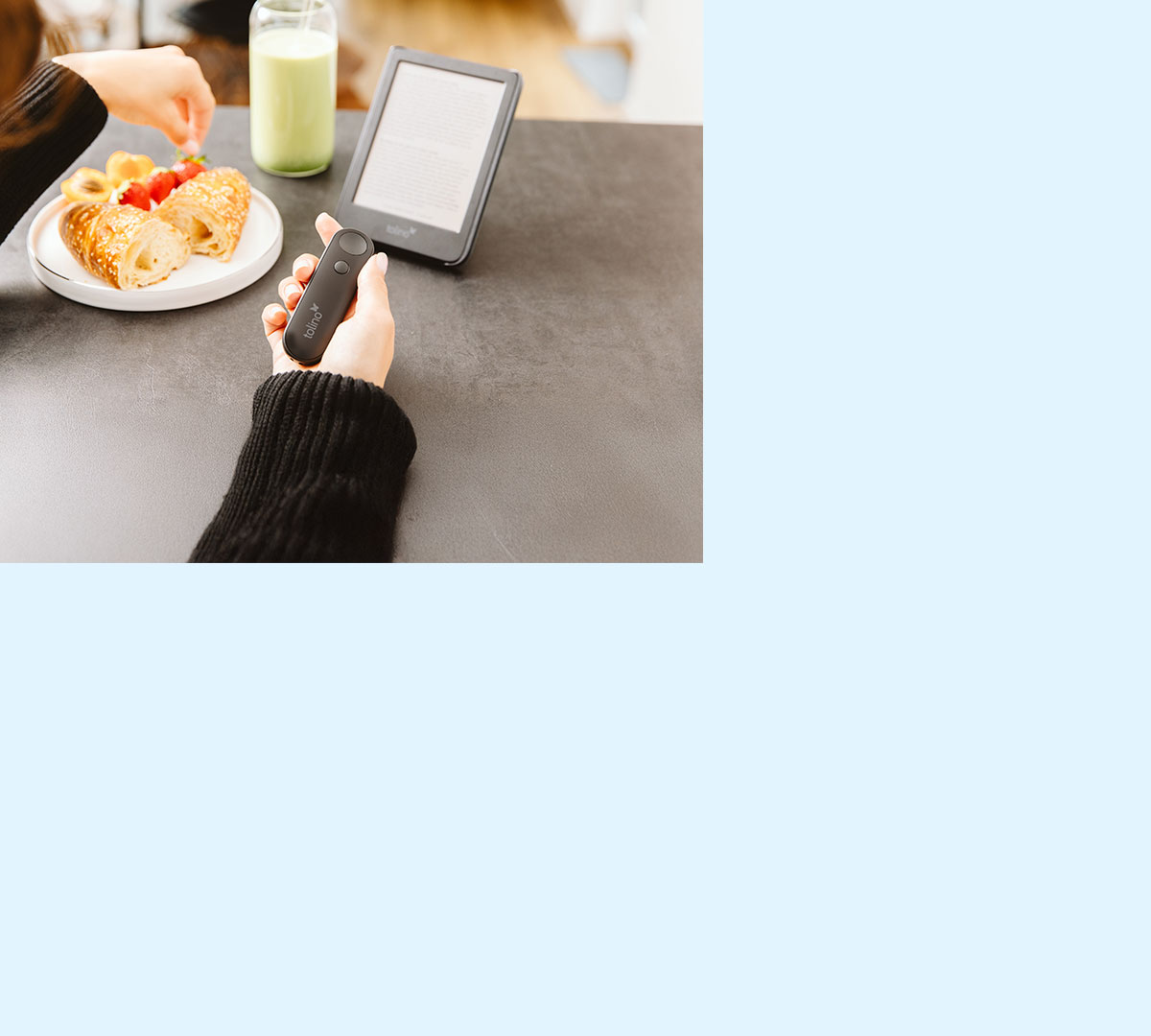 Die Fernbedienung für tolino eReader