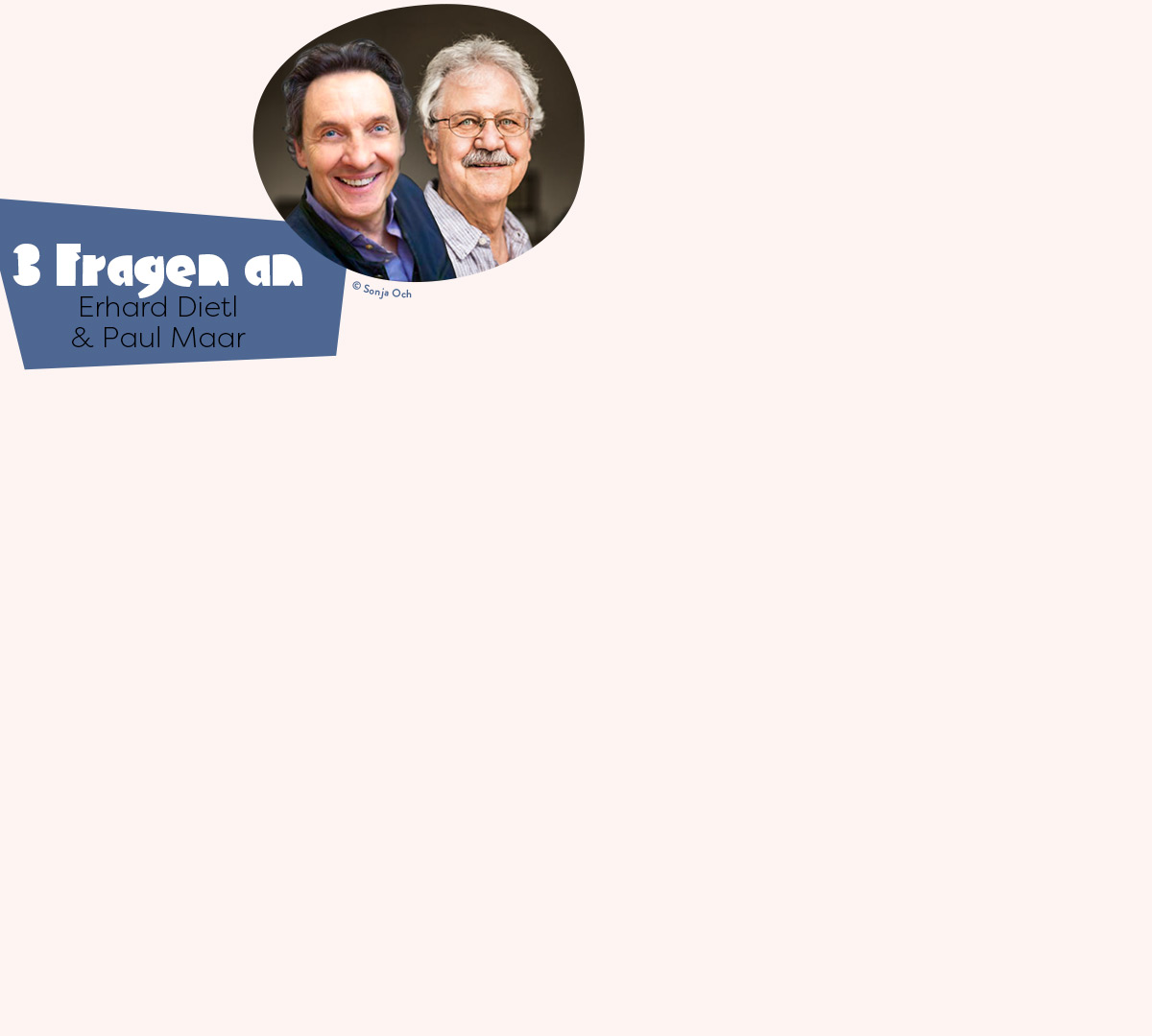 3 Fragen an Erhard Dietl & Paul Maar