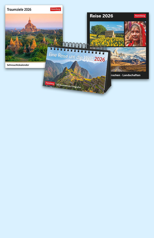 Kalender Reise, Länder & Städte