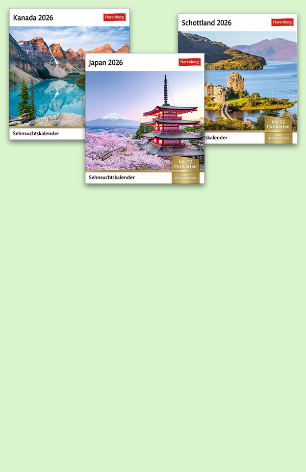 Reise Postkartenkalender