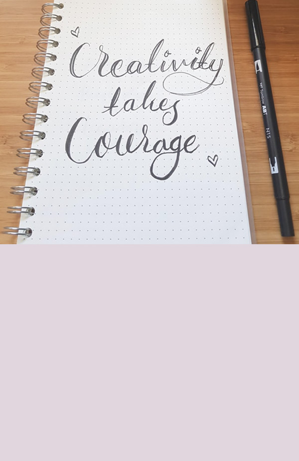 Handlettering und Kalligrafie