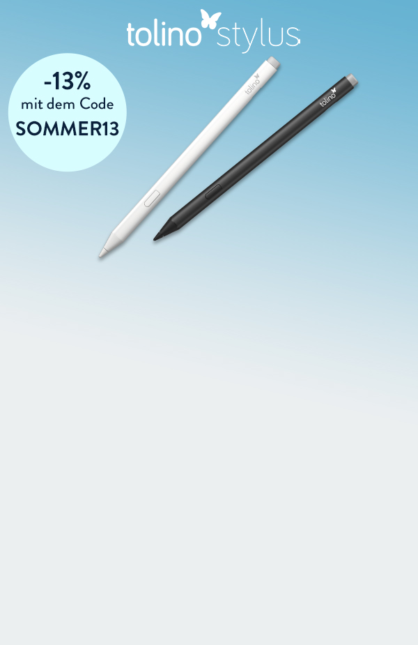 tolino stylus jetzt mit Rabattcode sparen
