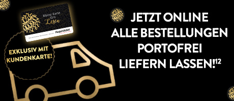 Portofreie Lieferung mit der Kundenkarte