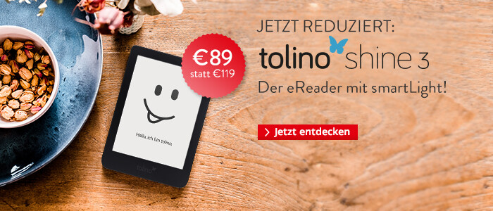 eReader tolino shine 3 für 89 EUR sichern