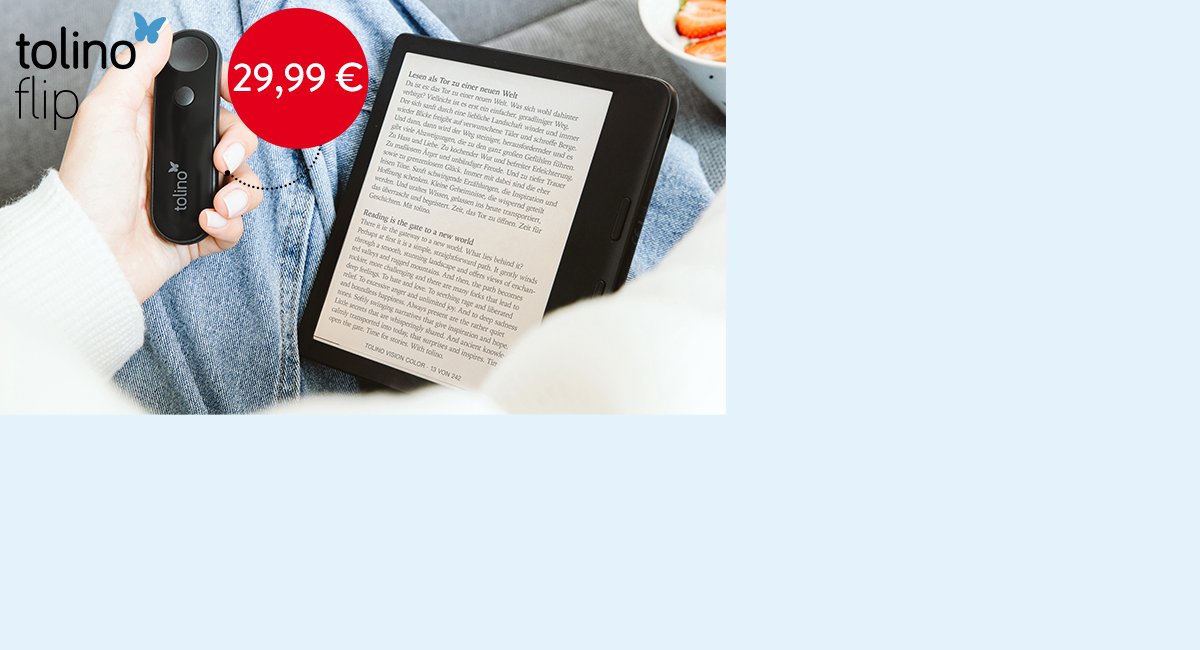 tolino flip Fernbedienung