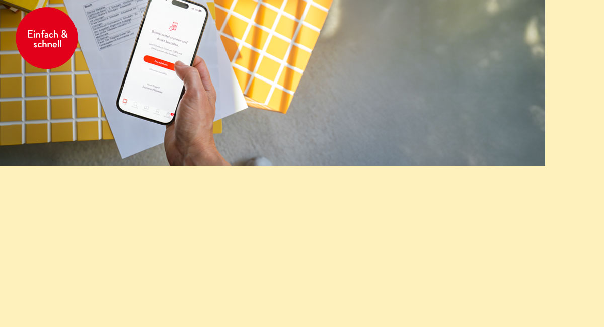 Schulbuchscanner - neu in der Hugendubel App