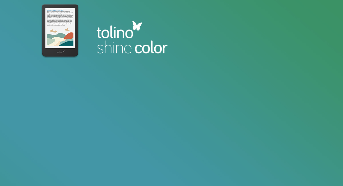 tolino shine color mit Farbdisplay
